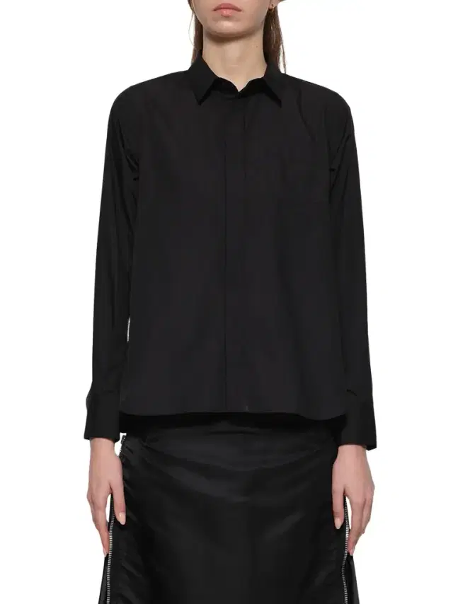 Sacai Poplin x Chiffon Shirt