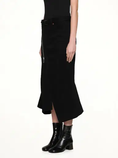 Sacai Side Zip Denim Skirt | Thumbnail 2