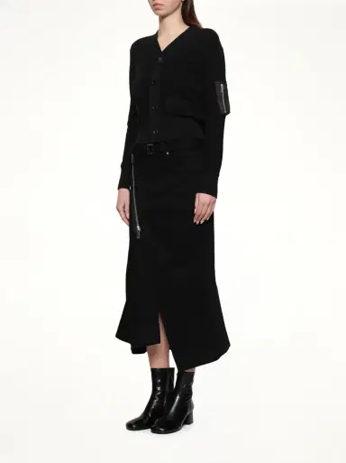 Sacai Side Zip Denim Skirt | Thumbnail 4