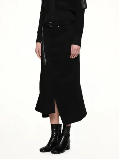 Sacai Side Zip Denim Skirt | Thumbnail 6