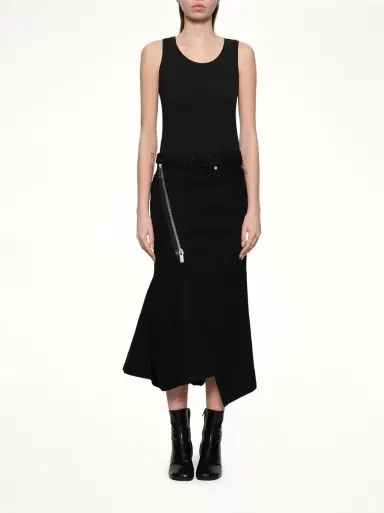 Sacai Side Zip Denim Skirt | Thumbnail 7