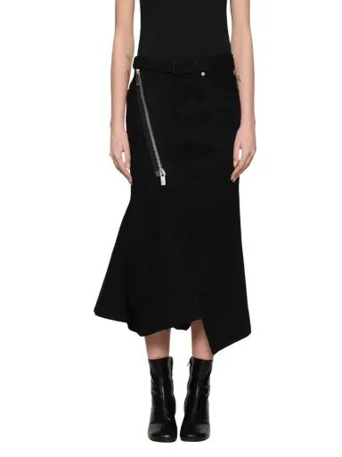 Sacai Side Zip Denim Skirt | Thumbnail 1