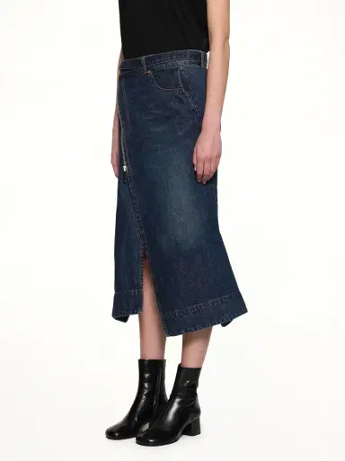 Sacai Side Zip Denim Skirt | Thumbnail 2
