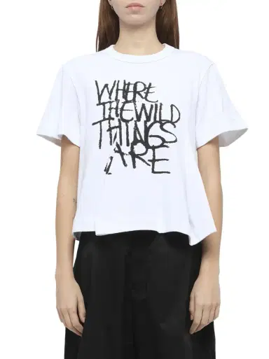 Sacai Where The Wild Things Are Cotton Jersey T-shirt | Thumbnail 1 Sacai Where The Wild Things Are Cotton Jersey T-shirt | Thumbnail 1