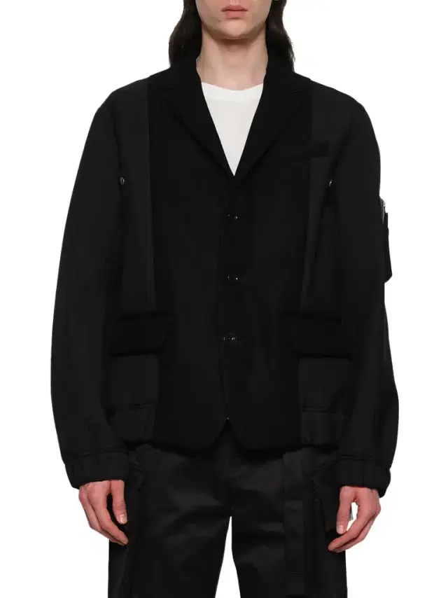 Sacai Wool Melton Jacket
