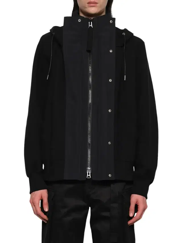 Sacai Sponge Sweat x Grosgrain Hoodie