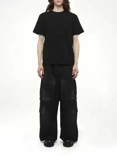 Sacai Side Zip Cotton T-shirt | Thumbnail 7