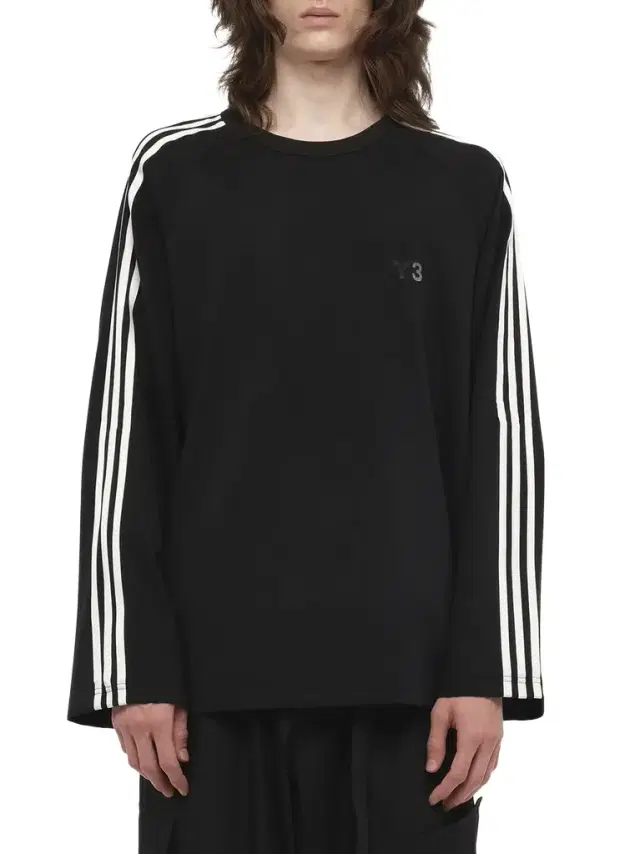 Y-3 Wire Stripe Long Sleeve T-shirt
