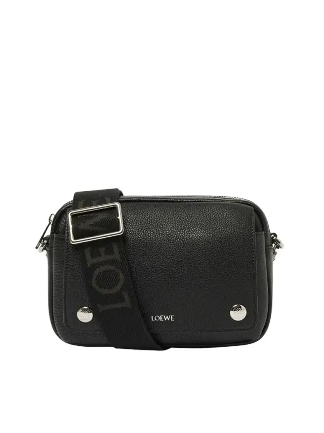 Loewe Calfskin Pebble Messenger Small