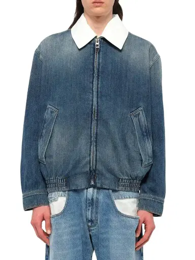 Loewe Zip-up Denim Jacket | Thumbnail 1 Loewe Zip-up Denim Jacket | Thumbnail 1