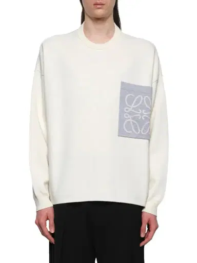 Loewe Anagram Pocket Sweater | Thumbnail 1 Loewe Anagram Pocket Sweater | Thumbnail 1