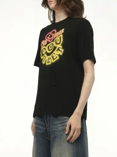 DOUBLET Big Doublet Neon Paint Fan Service T-shirt | Thumbnail 5 DOUBLET Big Doublet Neon Paint Fan Service T-shirt | Thumbnail 5