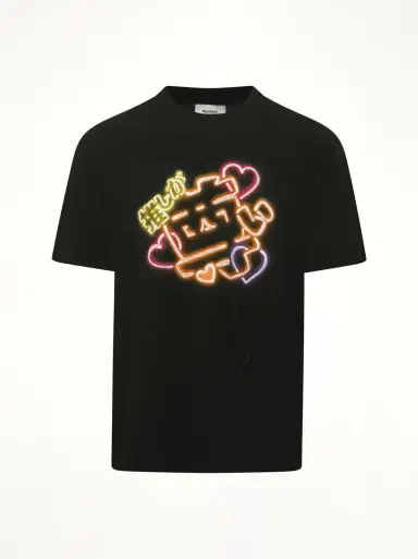 DOUBLET Big Japanese Neon Paint Fan Service T-shirt | Thumbnail 3