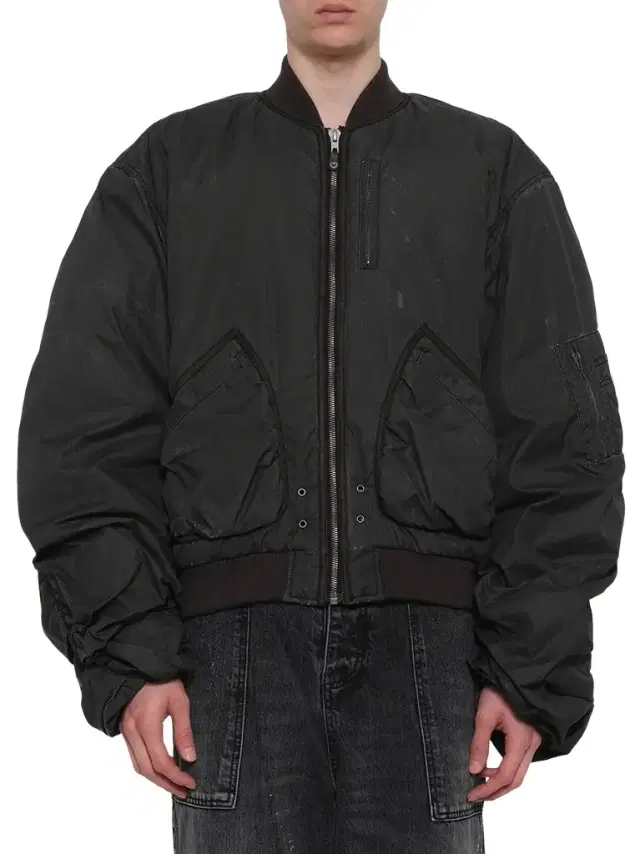 We11Done Washed Nylon Bomber