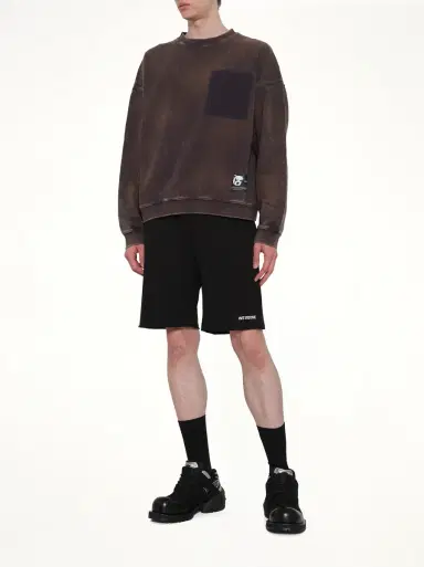 We11Done Teddy ID Sweatshirt in Charcoal Grey | Thumbnail 4 We11Done Teddy ID Sweatshirt in Charcoal Grey | Thumbnail 4