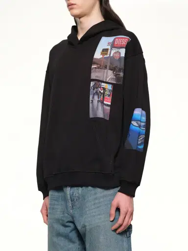 Diesel S-boxt-hood-t6 Hoodie | Thumbnail 2 Diesel S-boxt-hood-t6 Hoodie | Thumbnail 2