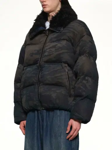 Diesel W-johns Shearling Down Jacket | Thumbnail 2