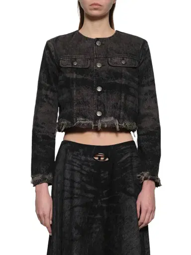 Diesel De-graffy-fsh Denim Jacket | Thumbnail 1 Diesel De-graffy-fsh Denim Jacket | Thumbnail 1