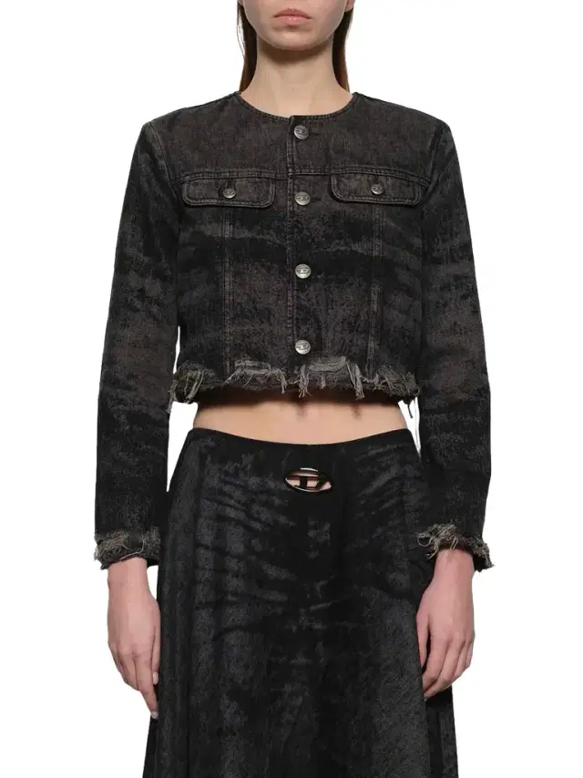 Diesel De-graffy-fsh Denim Jacket