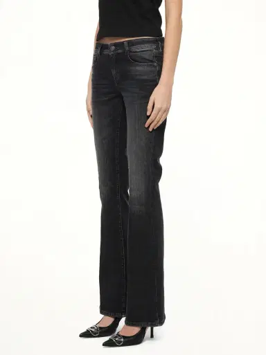Diesel 1969 D-ebbey Bootcut Jeans in Black/dark Grey Black | Thumbnail 2 Diesel 1969 D-ebbey Bootcut Jeans in Black/dark Grey Black | Thumbnail 2