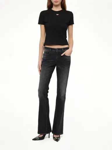 Diesel 1969 D-ebbey Bootcut Jeans in Black/dark Grey Black | Thumbnail 4 Diesel 1969 D-ebbey Bootcut Jeans in Black/dark Grey Black | Thumbnail 4