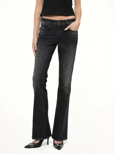Diesel 1969 D-ebbey Bootcut Jeans in Black/dark Grey Black | Thumbnail 6 Diesel 1969 D-ebbey Bootcut Jeans in Black/dark Grey Black | Thumbnail 6