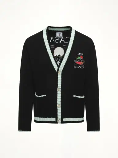 Casablanca Casa Mountain Cardigan | Thumbnail 3 Casablanca Casa Mountain Cardigan | Thumbnail 3