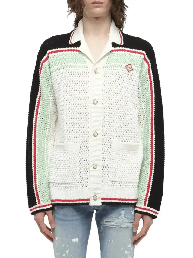 Casablanca Faux Crochet Shirt