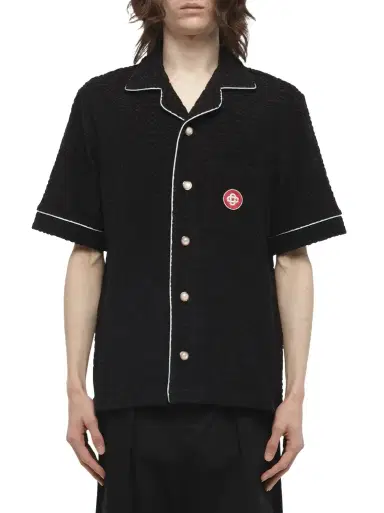 Casablanca Towelling Monogram Shirt | Thumbnail 1