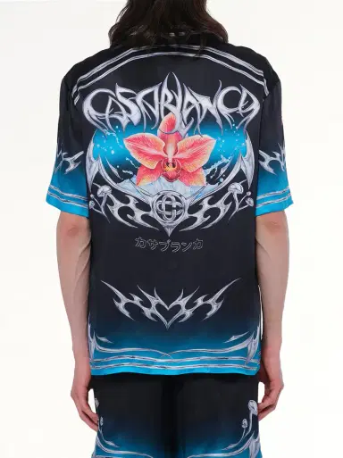 Casablanca Silk Satin Blades Shirt | Thumbnail 5