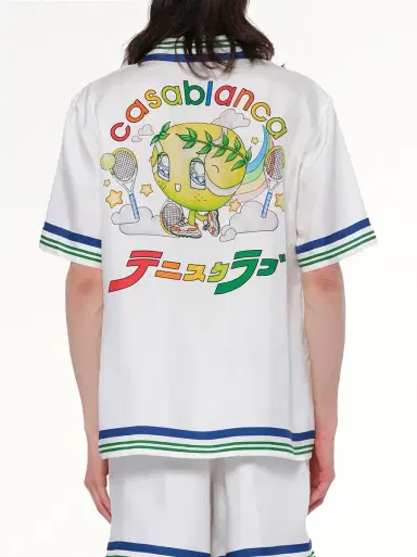 Casablanca Kawaii Tennis Boy Shirt | Thumbnail 4 Casablanca Kawaii Tennis Boy Shirt | Thumbnail 4