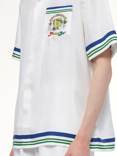 Casablanca Kawaii Tennis Boy Shirt | Thumbnail 5 Casablanca Kawaii Tennis Boy Shirt | Thumbnail 5