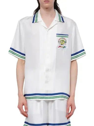 Casablanca Kawaii Tennis Boy Shirt | Thumbnail 1 Casablanca Kawaii Tennis Boy Shirt | Thumbnail 1