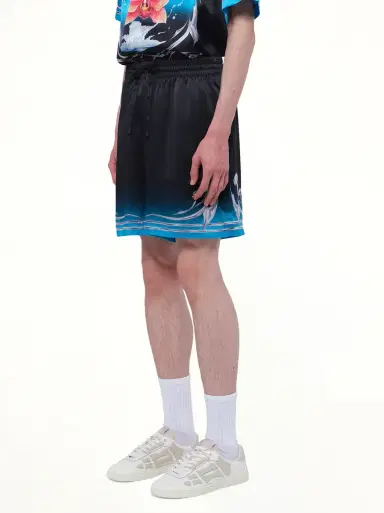 Casablanca Silk Satin Blades Shorts | Thumbnail 2 Casablanca Silk Satin Blades Shorts | Thumbnail 2