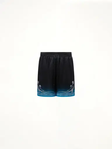 Casablanca Silk Satin Blades Shorts | Thumbnail 3 Casablanca Silk Satin Blades Shorts | Thumbnail 3