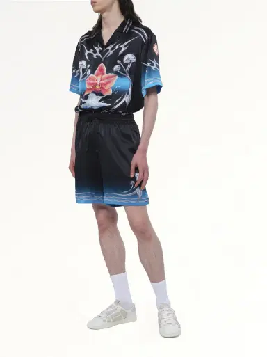 Casablanca Silk Satin Blades Shorts | Thumbnail 6 Casablanca Silk Satin Blades Shorts | Thumbnail 6