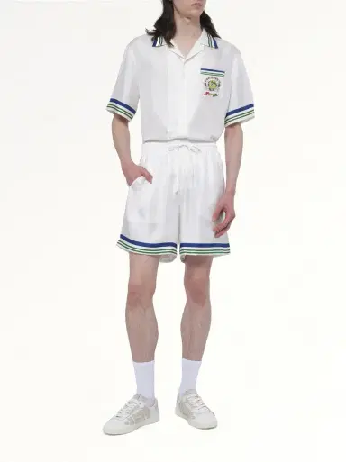 Casablanca Kawaii Tennis Boy Shorts | Thumbnail 4 Casablanca Kawaii Tennis Boy Shorts | Thumbnail 4