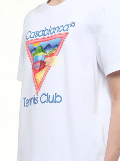 Casablanca Tennis Club Icon T-shirt | Thumbnail 2 Casablanca Tennis Club Icon T-shirt | Thumbnail 2