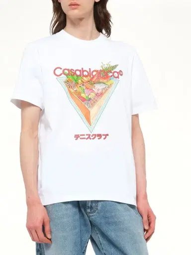 Casablanca Tennis Club Icon Printed T-shirt | Thumbnail 6 Casablanca Tennis Club Icon Printed T-shirt | Thumbnail 6