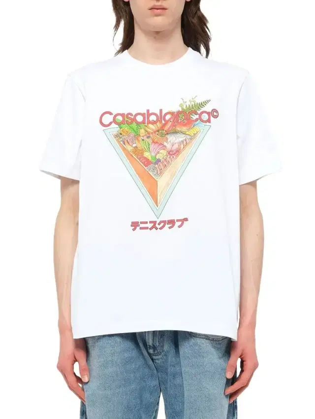 Casablanca Tennis Club Icon Printed T-shirt
