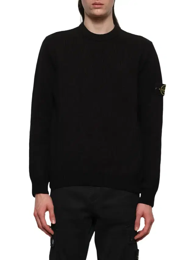 Stone Island 510004 Wool Crew Neck Sweater