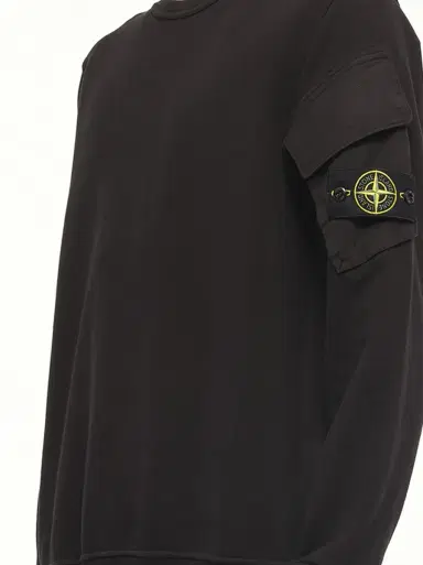 Stone Island 610000 Cotton Fleece Sweatshirt | Thumbnail 2 Stone Island 610000 Cotton Fleece Sweatshirt | Thumbnail 2