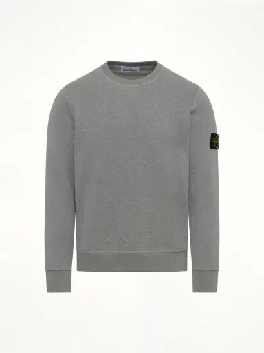 Stone Island 610006 Washed Cotton Sweatshirt | Thumbnail 3