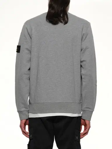 Stone Island 610006 Washed Cotton Sweatshirt | Thumbnail 6