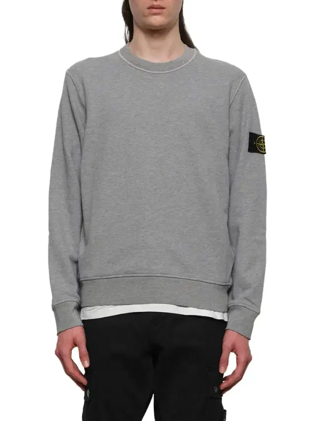 Stone Island 610006 Washed Cotton Sweatshirt