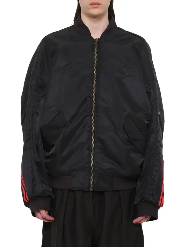 Willy Chavarria Adidas X Chavarria Satin Bomber Jacket