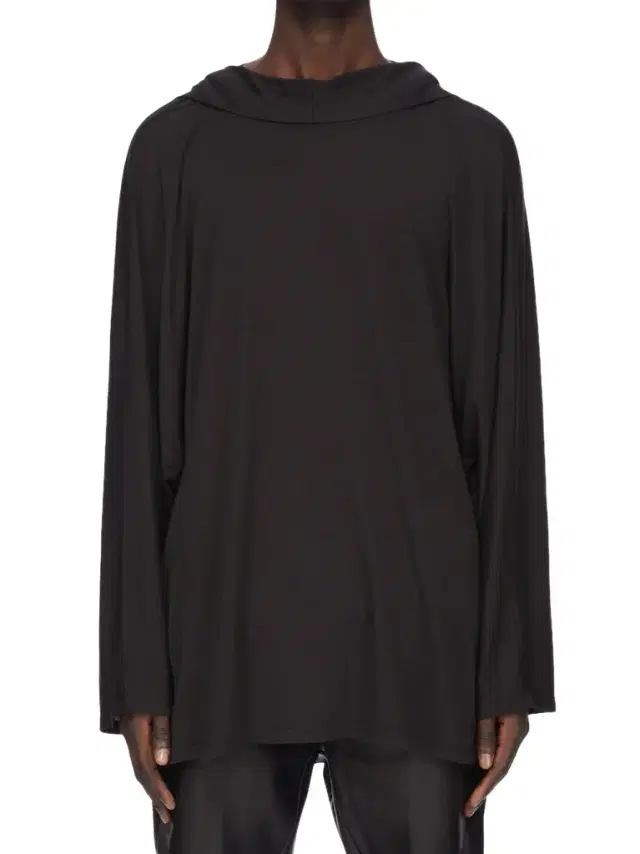 Rick Owens Silk Wool Hooded Tunic