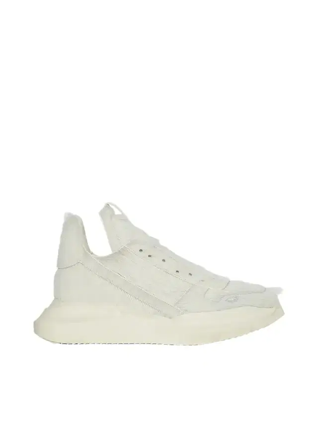 Rick Owens Fur Geth Runner in Milk/milk/milk