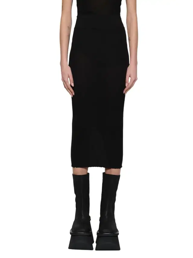 Rick Owens Calf Skirt Motivo