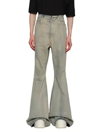 RICK OWENS DRKSHDW Bolan Bootcut in Mineral Pearl Peral | Thumbnail 1